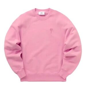 AMI Pink Crewneck Sweater